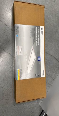 4ft led color, changing decorative flush mount.