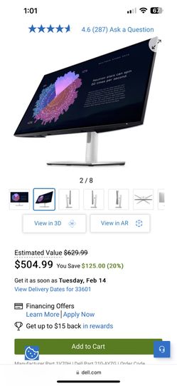 Dell UltraSharp 27 USB-C Hub Monitor U2722DE