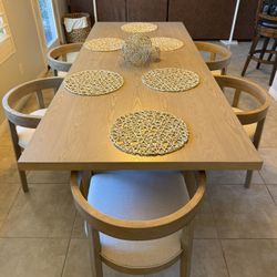 Inesa Wood Dining Table 