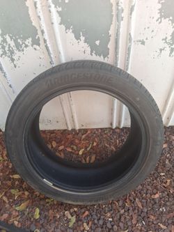 1 - Bridgestone Potenza Used Tire 215/45/R 17