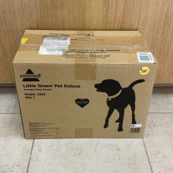 BISSELL 3353 LITTLE GREEN PET DELUXE PORTABLE DEEP CLEANER.