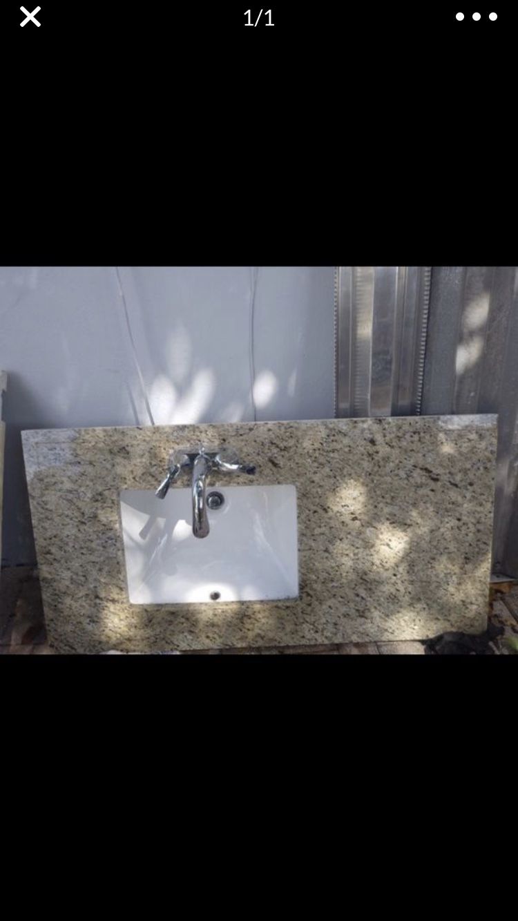 Granite Sink with Faucet- Ready to install