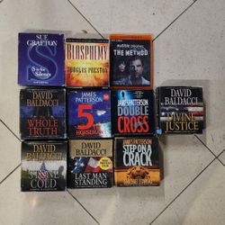 Thriller Audiobook Collection CD Lot of 10 Novels Baldacci Patterson