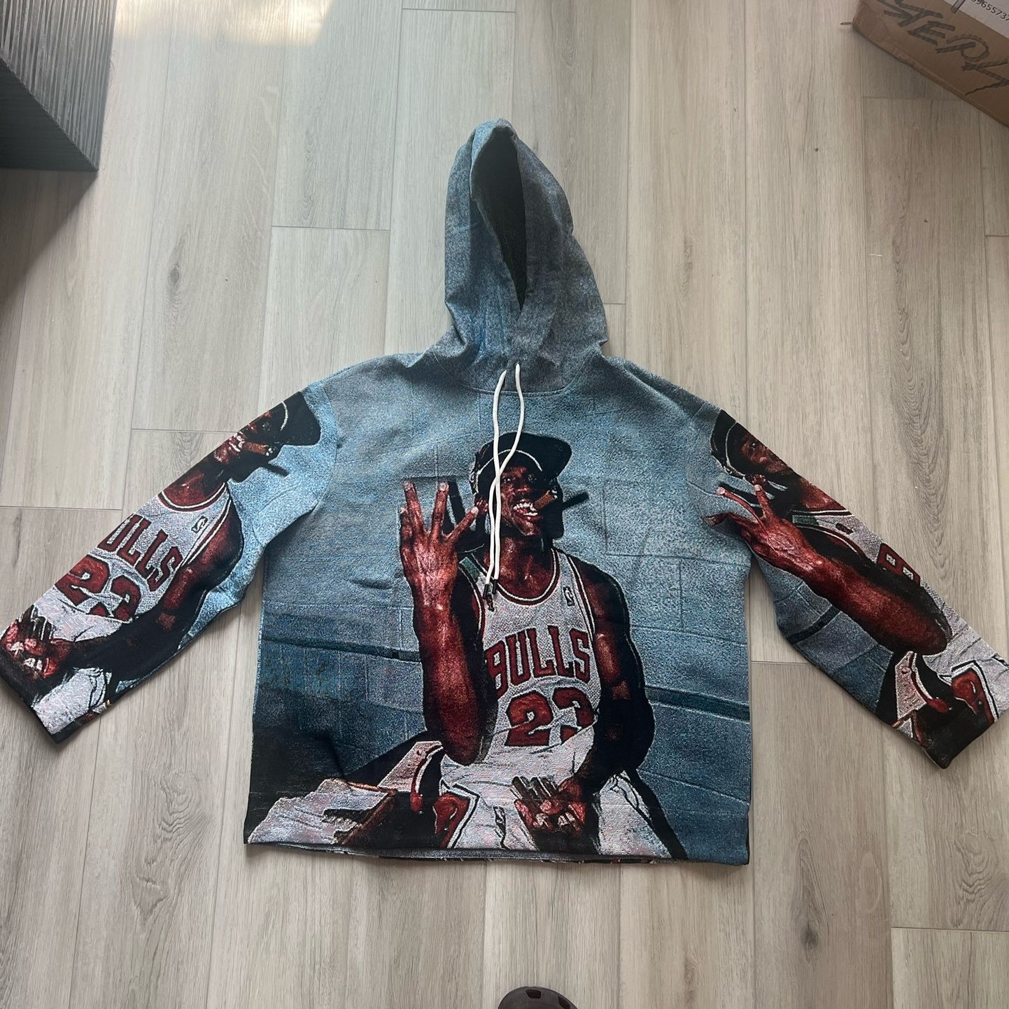 Michael Jordan 3 Peat Tapestry Hoodie