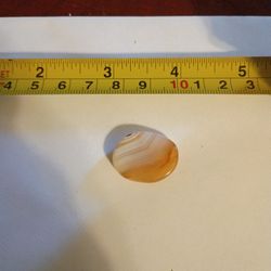 1inx .75in Banded Agate Twist Oval
