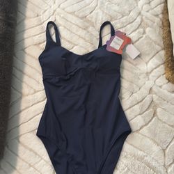 Yitty by Fabletics dark blue shapewear one  piece dark blue bathing suit in XS