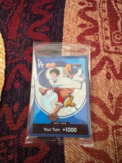 2026 ONE PIECE LA DODGERS MONKEY D LUFFY DON CARD PROMO