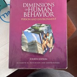 Dimensions Of Human Behavior 