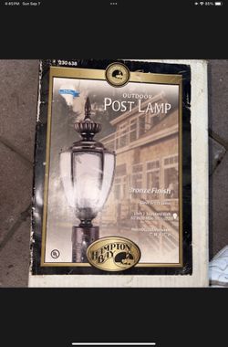 Hampton Bay Post Lamp