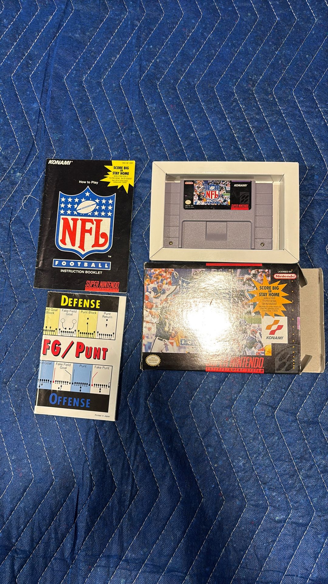 Super Nintendo NFL Cartridge 