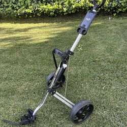 Big Boy Golf Push Car- Super Lightweight -aluminum- Detachable Wheels