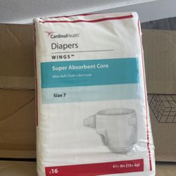 New! Diapers Size 7