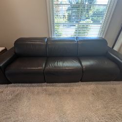 Moroni Italian Leather Motorized Sofa