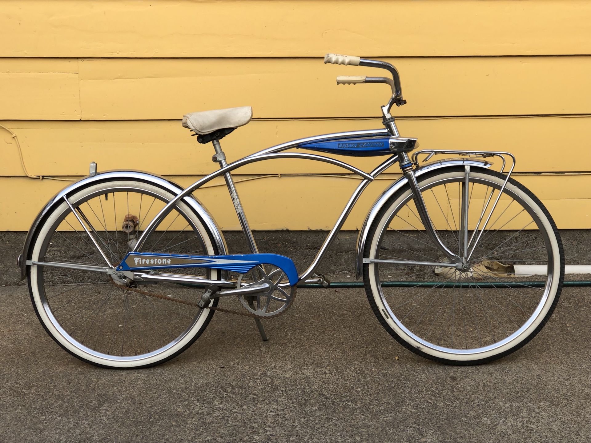 Super rare 1960’s firestone bicycle gas tank bike