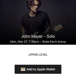 John Mayer in Atlanta on March 27