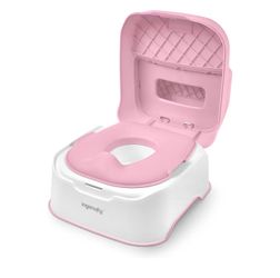 Ingenuity Prepare to Potty 3-in-1 System - Potty Training Toilet, Topper, Step Stool, Easy Setup, for Toddlers Ages 18 Months+