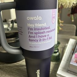 Owala 40oz Tumbler Dark Purple Stainless Steel