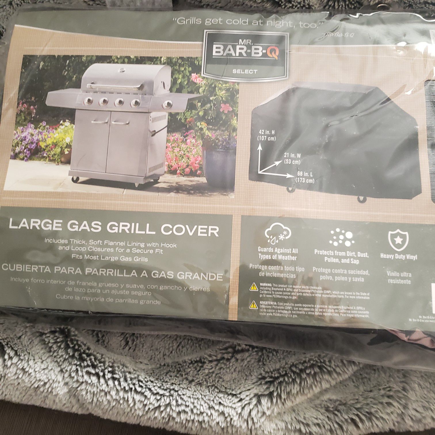 BbQ large gas grill cover Brand new