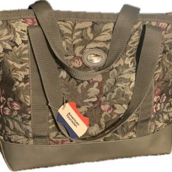 American Tourister Tapestry Tote, Satchel, Top Zip, Carry On, Avon