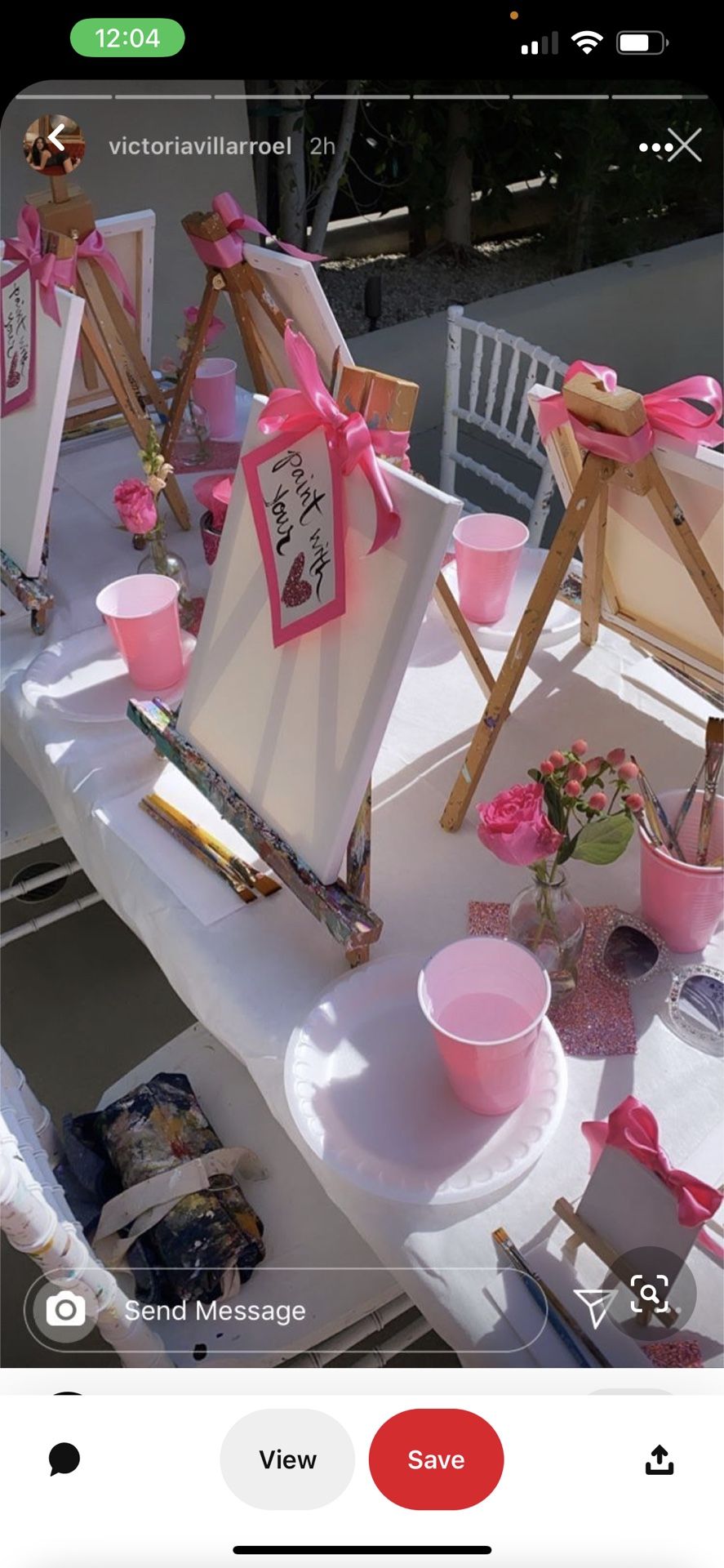 Birthday Party Paint Decor