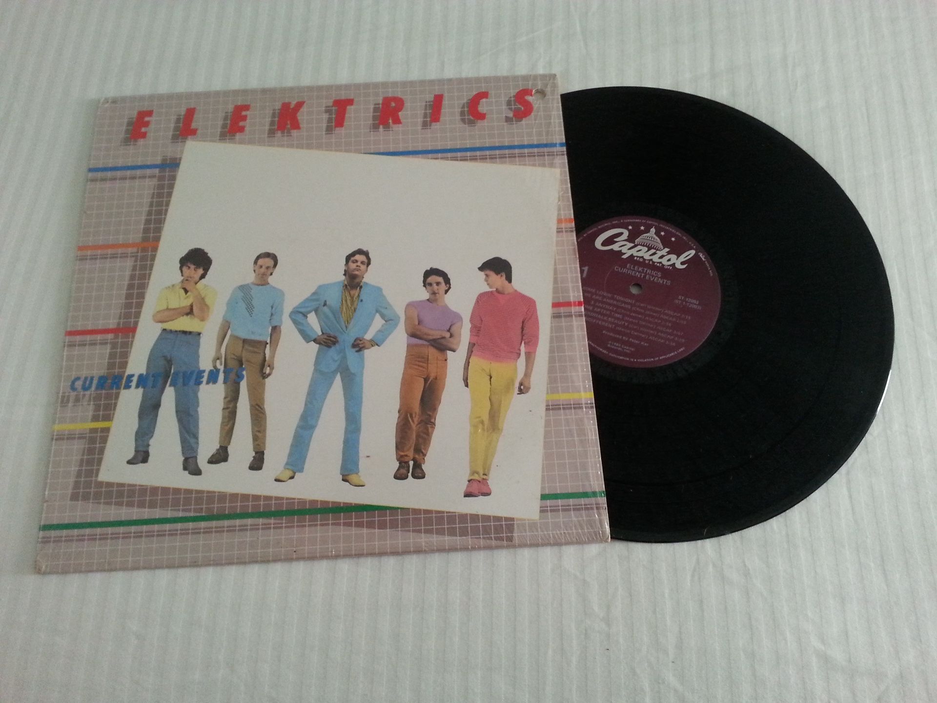 Elektrics “Current Events” Vinyl Long Play Record 