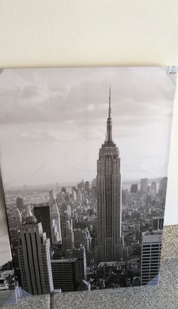 Empire State Building wall canvas art