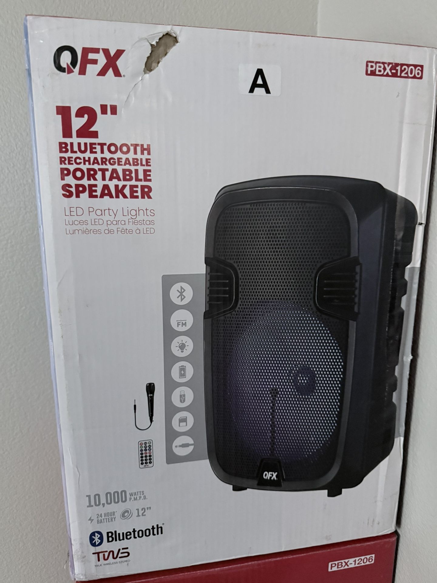 QFX 12 Inch Bluetooth Speaker