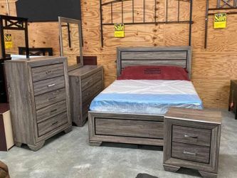 Must Go !! Rustic Queen Bedroom Set For Sale, Cash & Flexible  Payments
