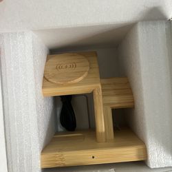 Bamboo in 1 Wireless Charging Station