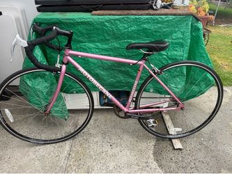 Pink speed bike