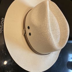 Beige Canvas western cowboy hat, THE OLD BERISTAIN