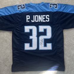 Tennessee Titans Adam “PACMAN” Jones Jersey size XL  (Autographed Authentic)