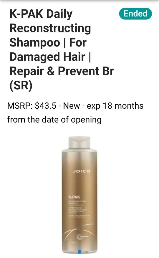 Daily Reconstructing Shampoo | For Damaged Hair (7 Bottles)