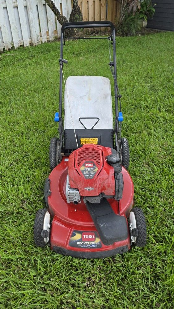 Toro Recycler with Personal Pace 22-in Gas Self-propelled lawn mower with 163-cc Briggs and Stratton Engine