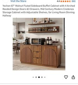 Walnut wood tv stand brand new in box