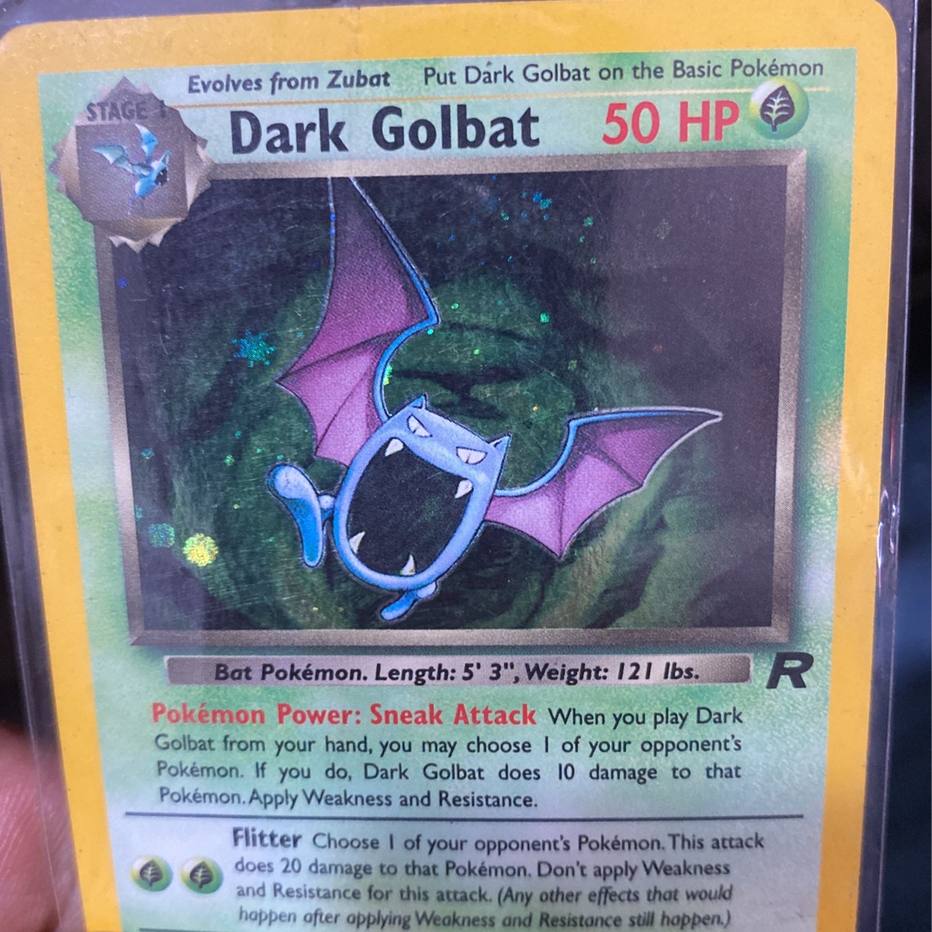 pokemon card golbat Dark Golbat Rocket No.042 Card
