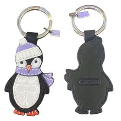 Vintage Coach Penguin Keychain