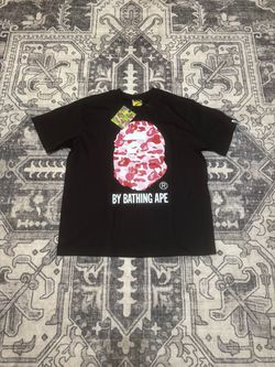 Pink camo bape shirt