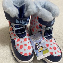 Bluey NEW Toddler Kids Winter Snow Rain Boots $25