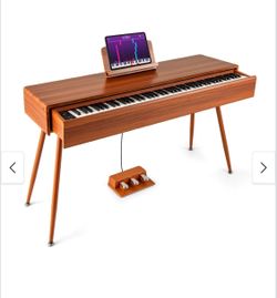 Costway 88-Key Graded Hammer Action Weighted Keyboard with Push-pull - See Details