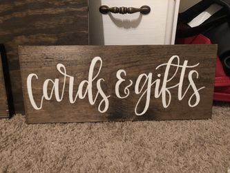 Custom wedding signage!