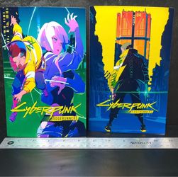 Anime stickers 2pc Cyberpunk LUCY - water resistant