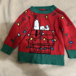 Toddlers Snoopy Sweater
