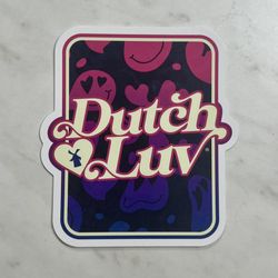 Dutch Bros February 2025 Dutch Luv Sticker