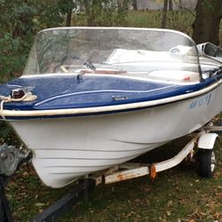 Boat with trailer