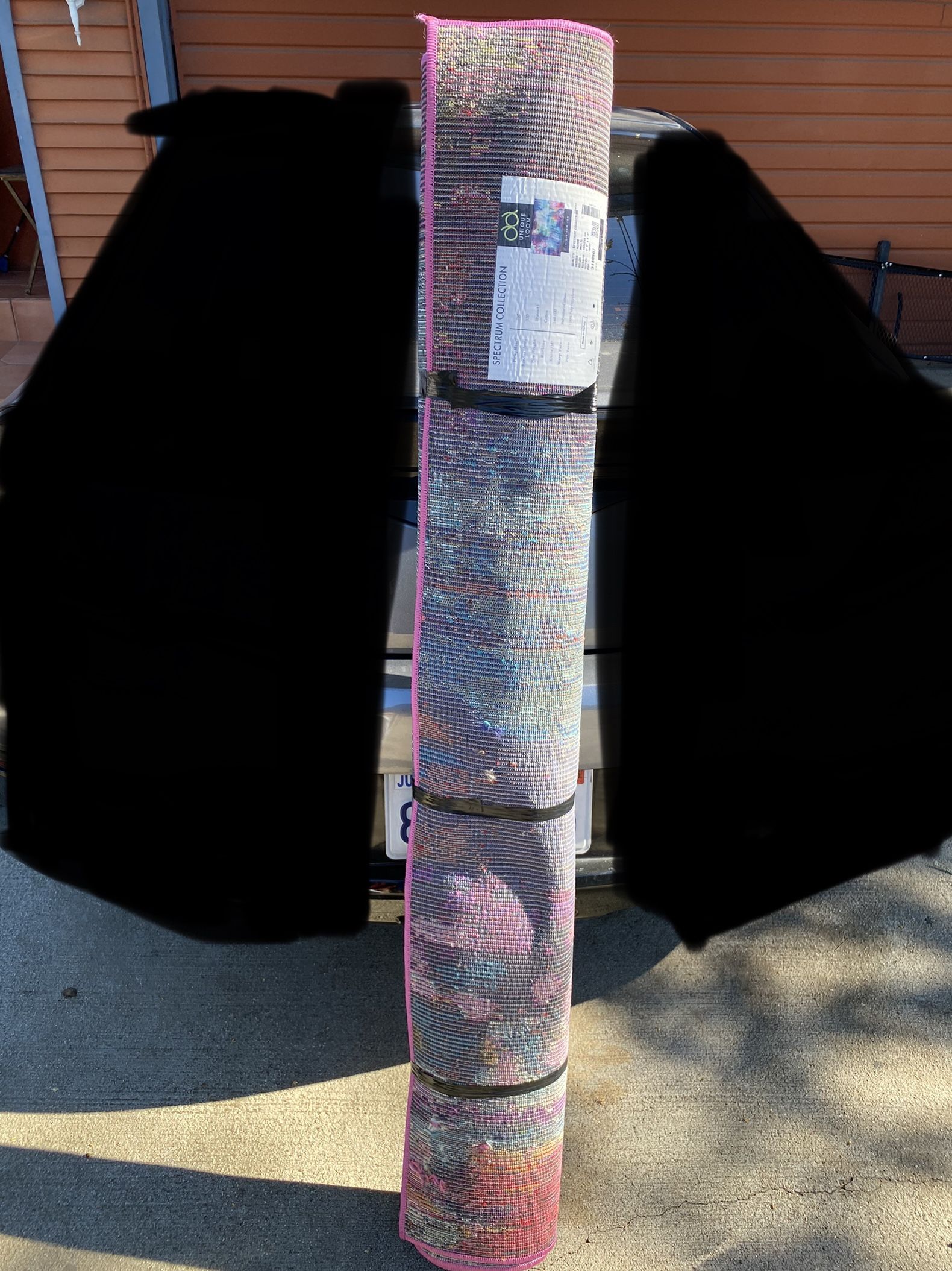 Unique Loom Spectrum Collection Colorful Rug