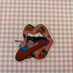 Betty boop sticker