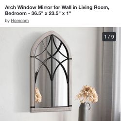 Two Window  Mirror For Wall