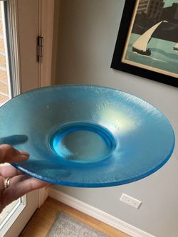 Vintage Fenton Blue Bowl