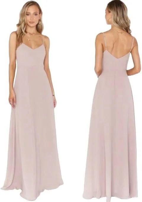 NWT Show Me Your Mumu Faith Maxi Dress in Dusty Blush Crisp S